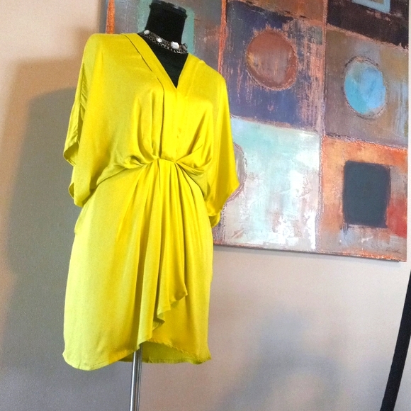 BTFL-life Neon Green Tunic Shirt Dress  Size S - Picture 10 of 17